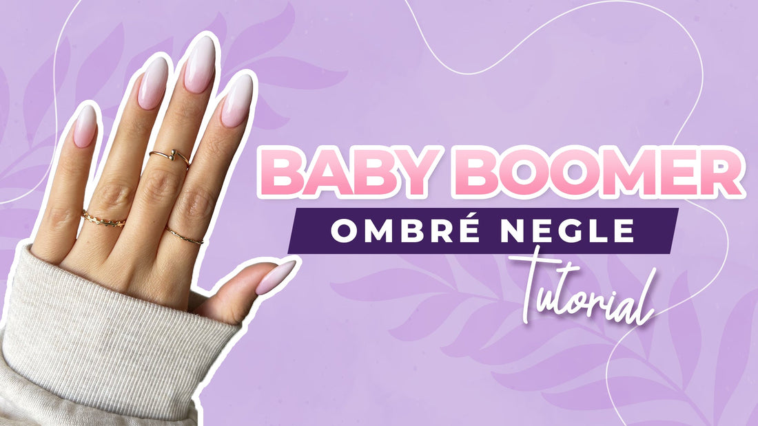 Baby Boomer ombré manicure