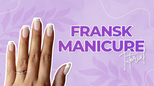DIY fransk manicure – trin for trin med GLAMRDiP